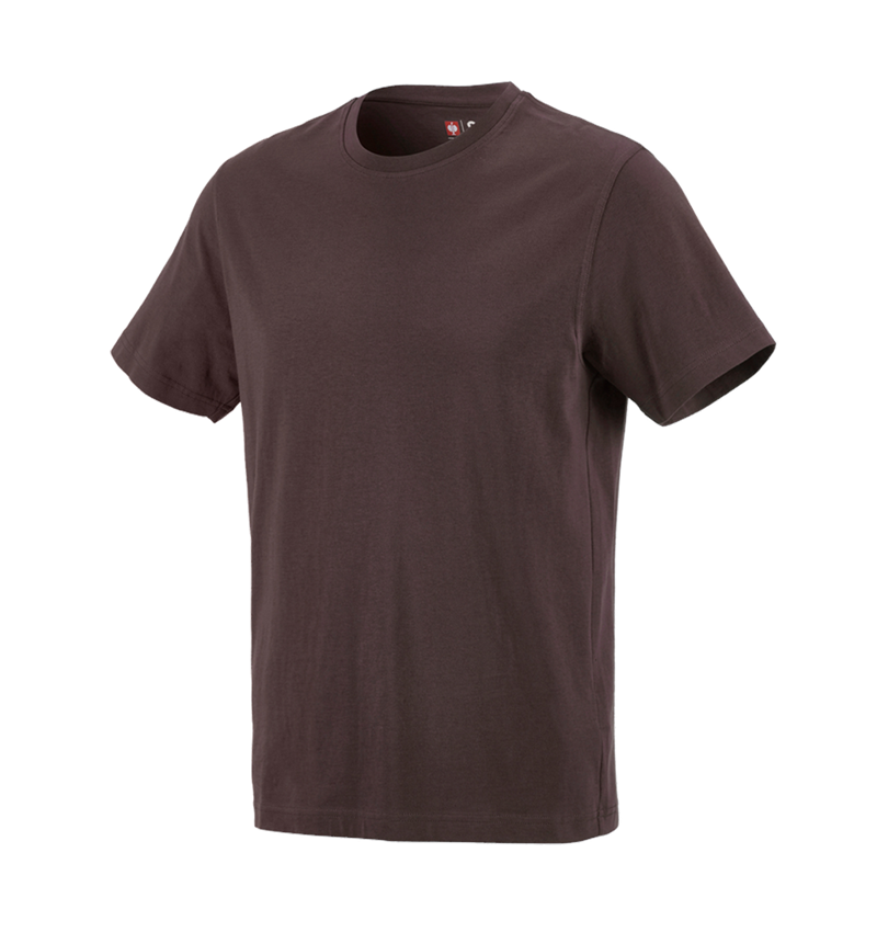 Koszulki | Pulower | Koszule: e.s. Koszulka cotton + brązowy
