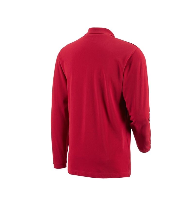 Koszulki | Pulower | Koszule: e.s. Koszulka polo długi rękaw cotton Pocket + czerwony 2