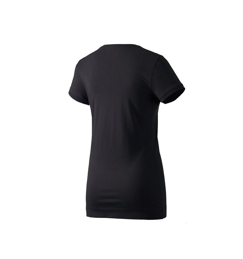 Koszulki | Pulower | Bluzki: e.s. Koszulka długa cotton, damska + czarny 2