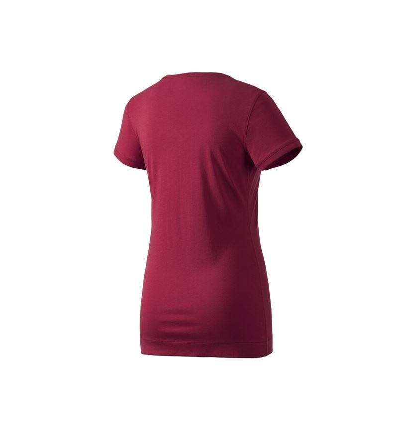 Koszulki | Pulower | Bluzki: e.s. Koszulka długa cotton, damska + bordowy 2