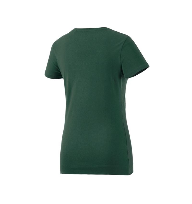Koszulki | Pulower | Bluzki: e.s. Koszulka cotton stretch, damska + zielony 3