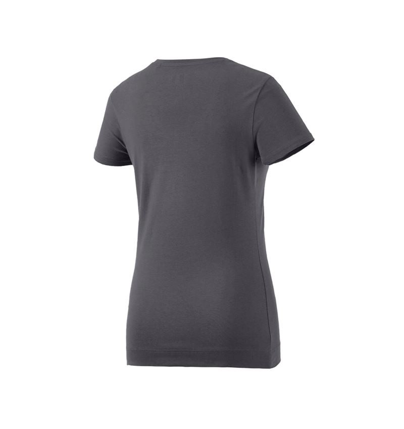Koszulki | Pulower | Bluzki: e.s. Koszulka cotton stretch, damska + antracytowy 4