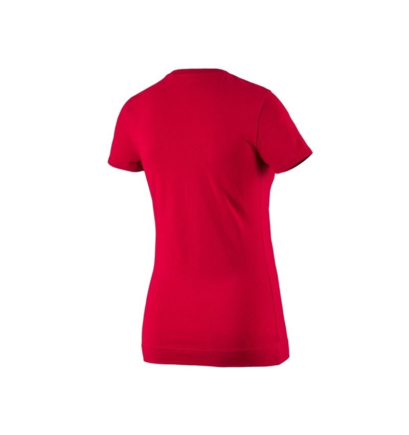 Koszulki | Pulower | Bluzki: e.s. Koszulka cotton stretch, damska + ognistoczerwony 3