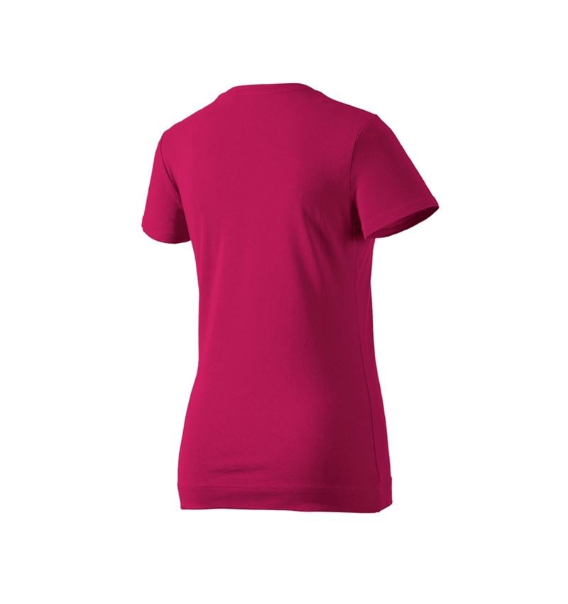 Koszulki | Pulower | Bluzki: e.s. Koszulka cotton stretch, damska + malinowy 3