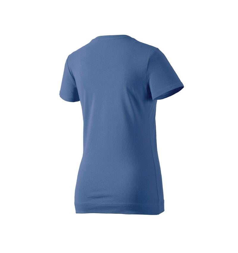 Tematy: e.s. Koszulka cotton stretch, damska + kobaltowy 3