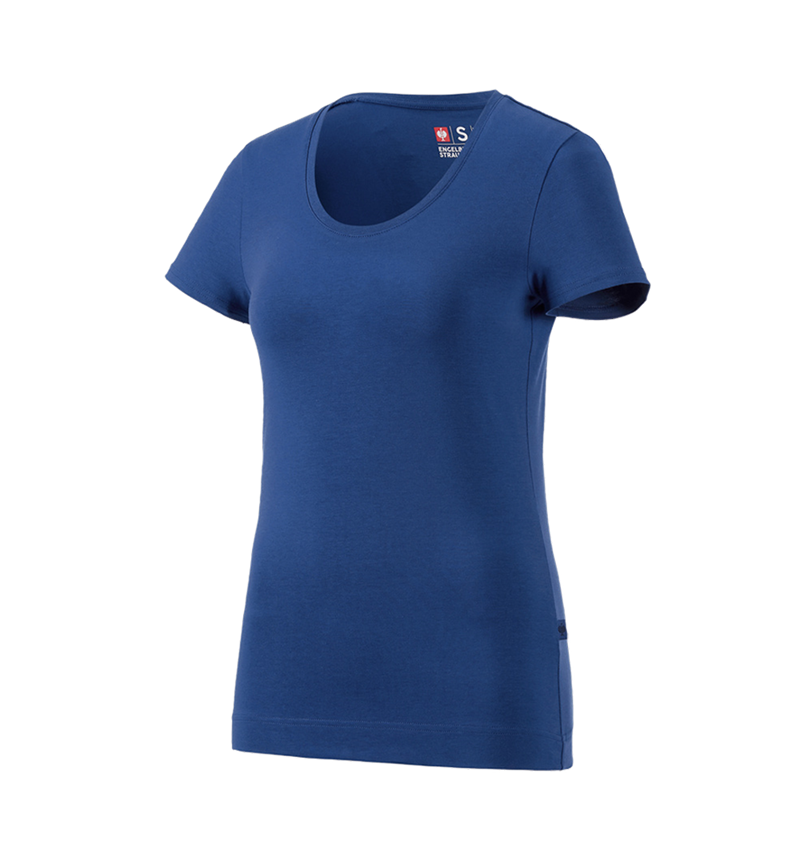 Tematy: e.s. Koszulka cotton stretch, damska + błękit alkaliczny 3