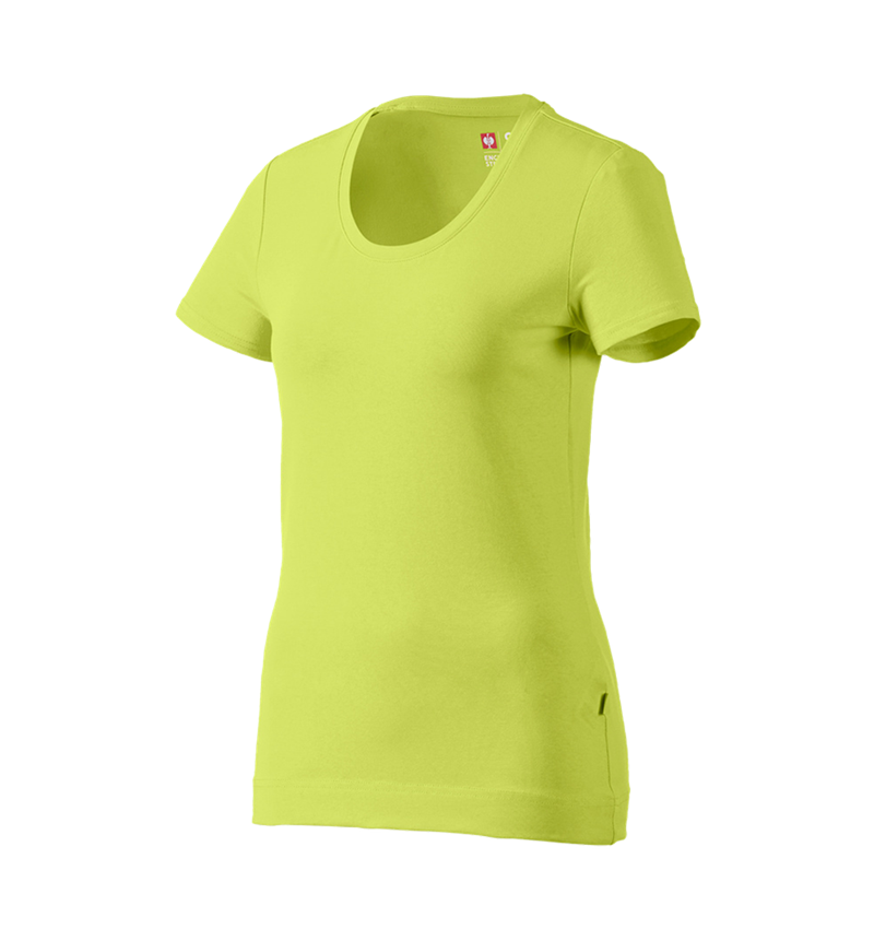 Koszulki | Pulower | Bluzki: e.s. Koszulka cotton stretch, damska + majowa zieleń 2