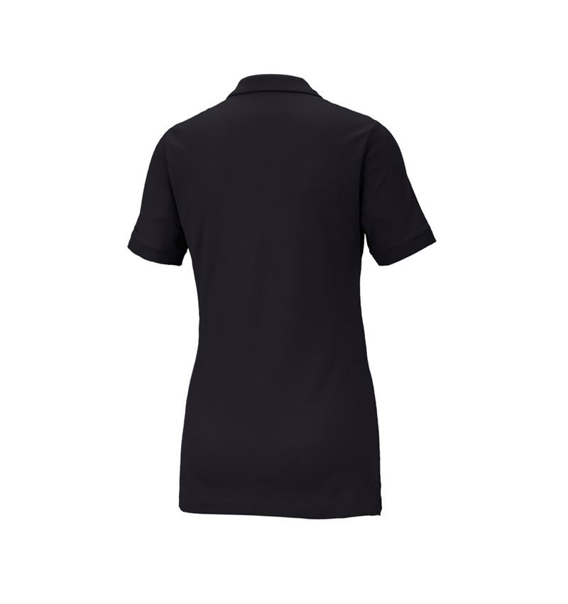 Koszulki | Pulower | Bluzki: e.s. Koszulka polo z piki cotton stretch, damska + czarny 3