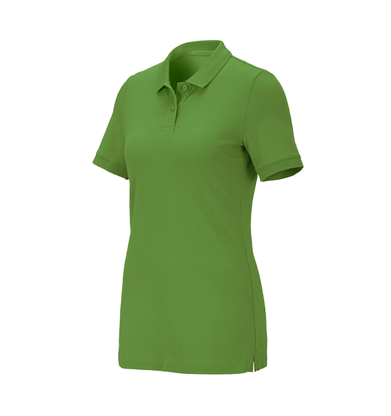 Koszulki | Pulower | Bluzki: e.s. Koszulka polo z piki cotton stretch, damska + zielony morski 2