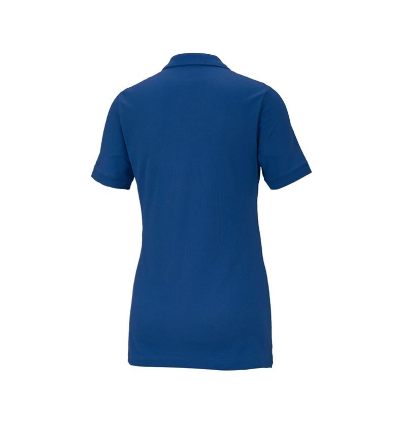 Koszulki | Pulower | Bluzki: e.s. Koszulka polo z piki cotton stretch, damska + chabrowy 3
