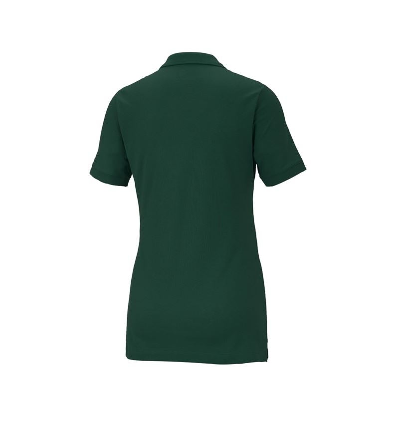Koszulki | Pulower | Bluzki: e.s. Koszulka polo z piki cotton stretch, damska + zielony 3
