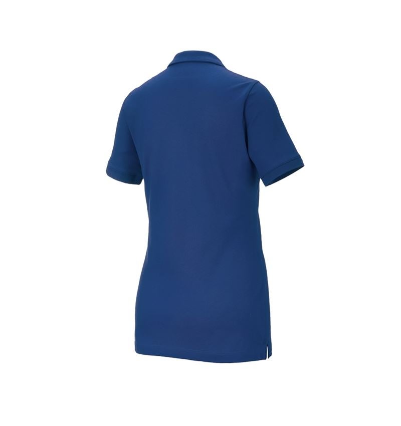 Koszulki | Pulower | Bluzki: e.s. Koszulka polo z piki cotton stretch, damska + błękit alkaliczny 3