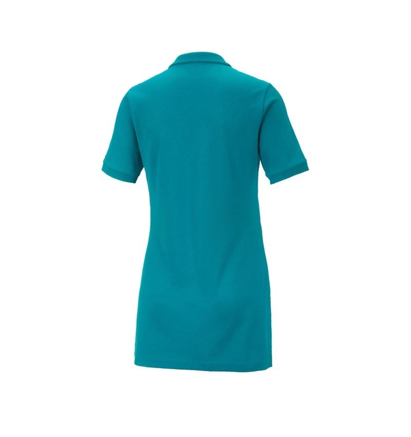 Koszulki | Pulower | Bluzki: e.s. Kosz. polo z piki cotton stretch,da.,long fit + oceaniczny 3