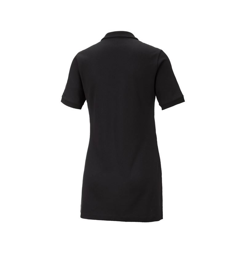 Koszulki | Pulower | Bluzki: e.s. Kosz. polo z piki cotton stretch,da.,long fit + czarny 3