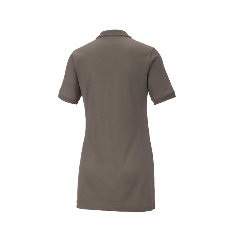 Koszulki | Pulower | Bluzki: e.s. Kosz. polo z piki cotton stretch,da.,long fit + kamienny 3