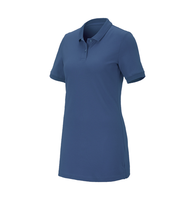 Koszulki | Pulower | Bluzki: e.s. Kosz. polo z piki cotton stretch,da.,long fit + kobaltowy 2