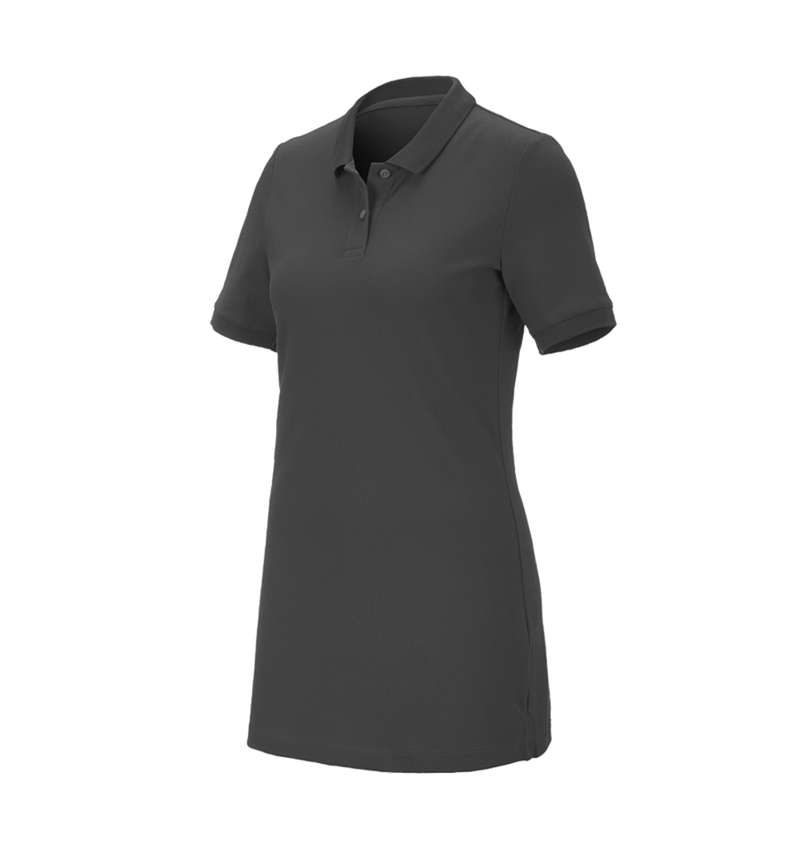 Koszulki | Pulower | Bluzki: e.s. Kosz. polo z piki cotton stretch,da.,long fit + antracytowy 2