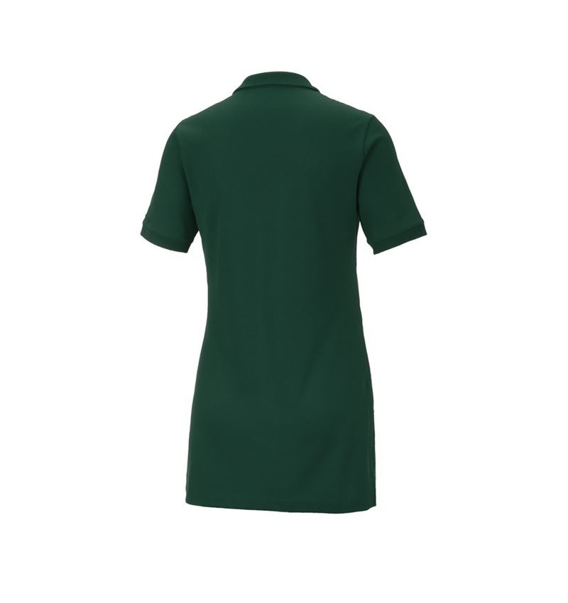 Koszulki | Pulower | Bluzki: e.s. Kosz. polo z piki cotton stretch,da.,long fit + zielony 3