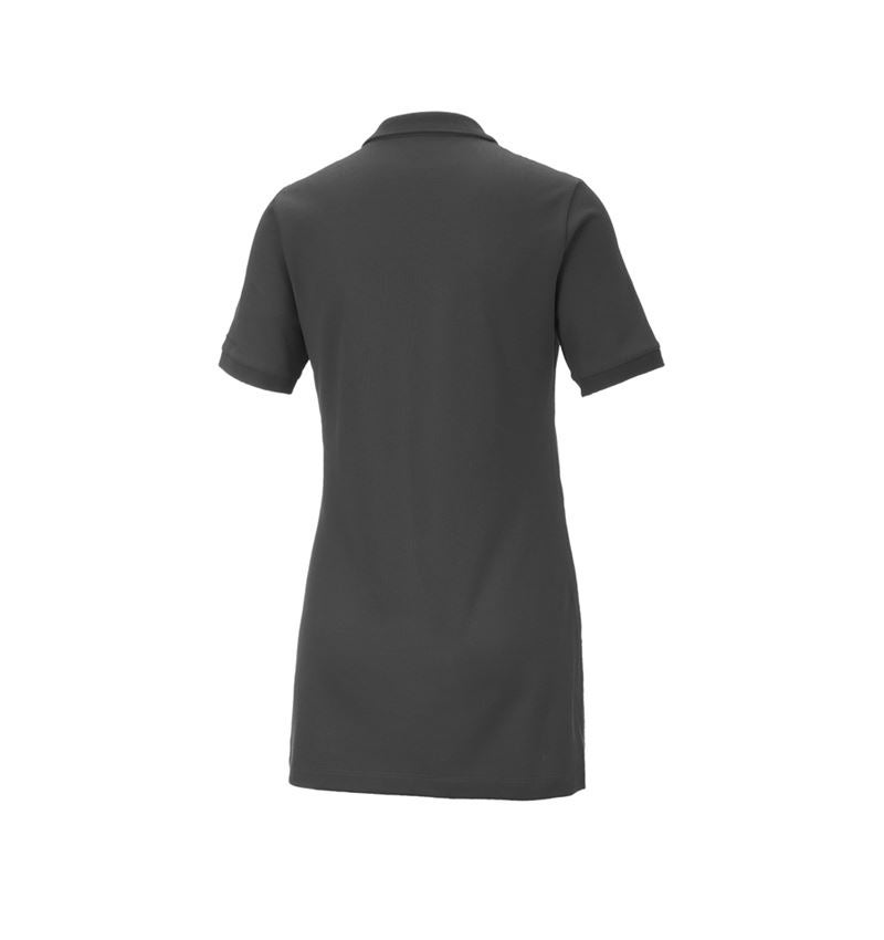 Koszulki | Pulower | Bluzki: e.s. Kosz. polo z piki cotton stretch,da.,long fit + antracytowy 3