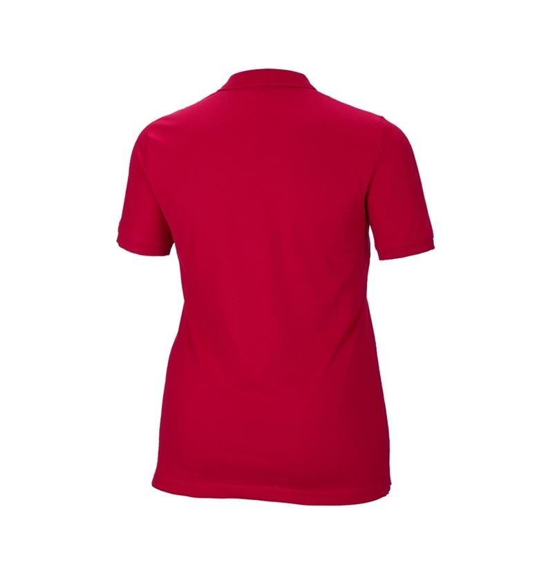 Koszulki | Pulower | Bluzki: e.s. Kosz. polo z piki cotton stretch,da.,plus fit + ognistoczerwony 3