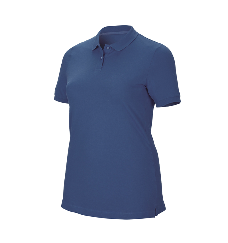 Koszulki | Pulower | Bluzki: e.s. Kosz. polo z piki cotton stretch,da.,plus fit + kobaltowy 2