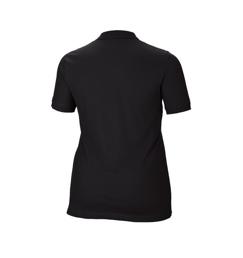 Koszulki | Pulower | Bluzki: e.s. Kosz. polo z piki cotton stretch,da.,plus fit + czarny 3