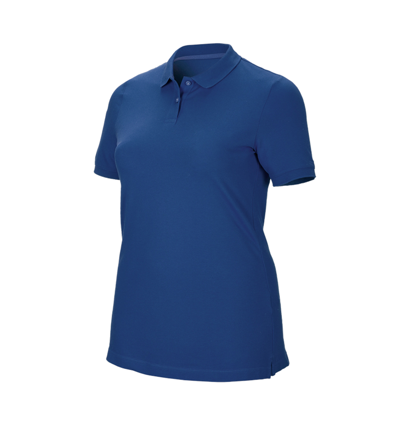 Koszulki | Pulower | Bluzki: e.s. Kosz. polo z piki cotton stretch,da.,plus fit + błękit alkaliczny 2