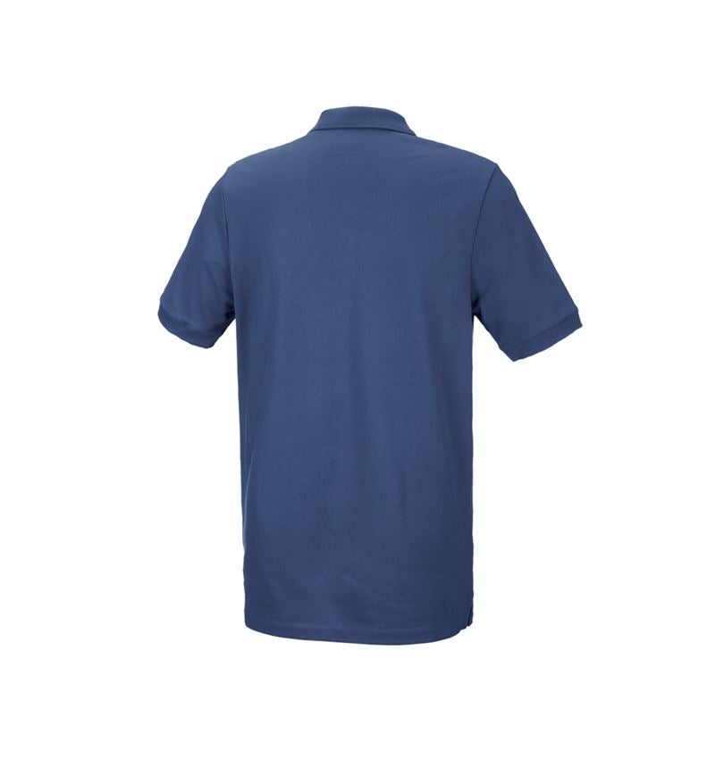 Koszulki | Pulower | Koszule: e.s. Koszulka polo z piki cotton stretch, long fit + kobaltowy 3