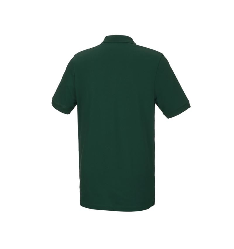 Koszulki | Pulower | Koszule: e.s. Koszulka polo z piki cotton stretch, long fit + zielony 3