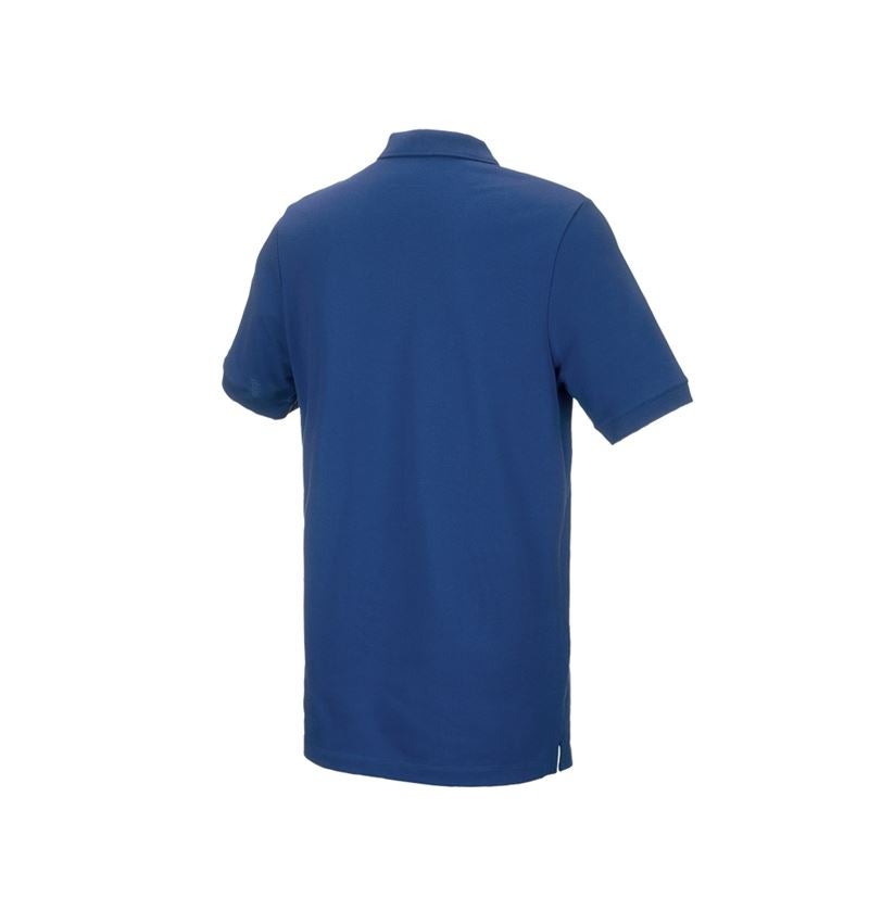 Koszulki | Pulower | Koszule: e.s. Koszulka polo z piki cotton stretch, long fit + błękit alkaliczny 3