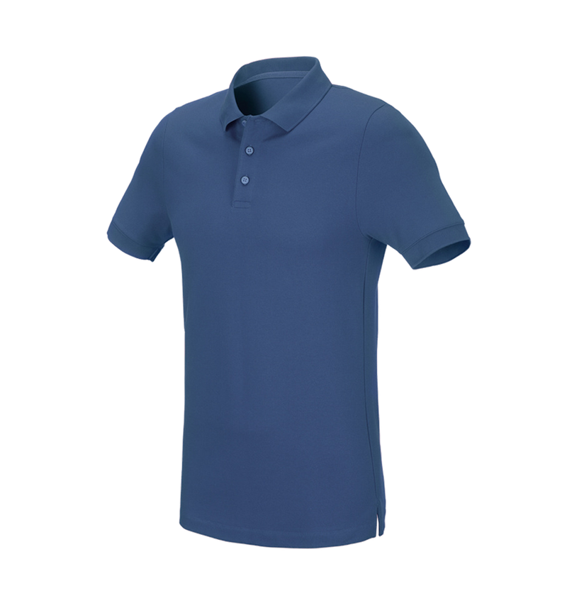 Koszulki | Pulower | Koszule: e.s. Koszulka polo z piki cotton stretch, slim fit + kobaltowy 2