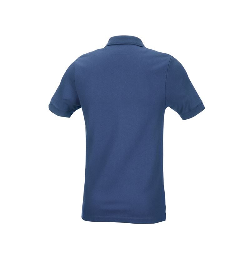 Koszulki | Pulower | Koszule: e.s. Koszulka polo z piki cotton stretch, slim fit + kobaltowy 3
