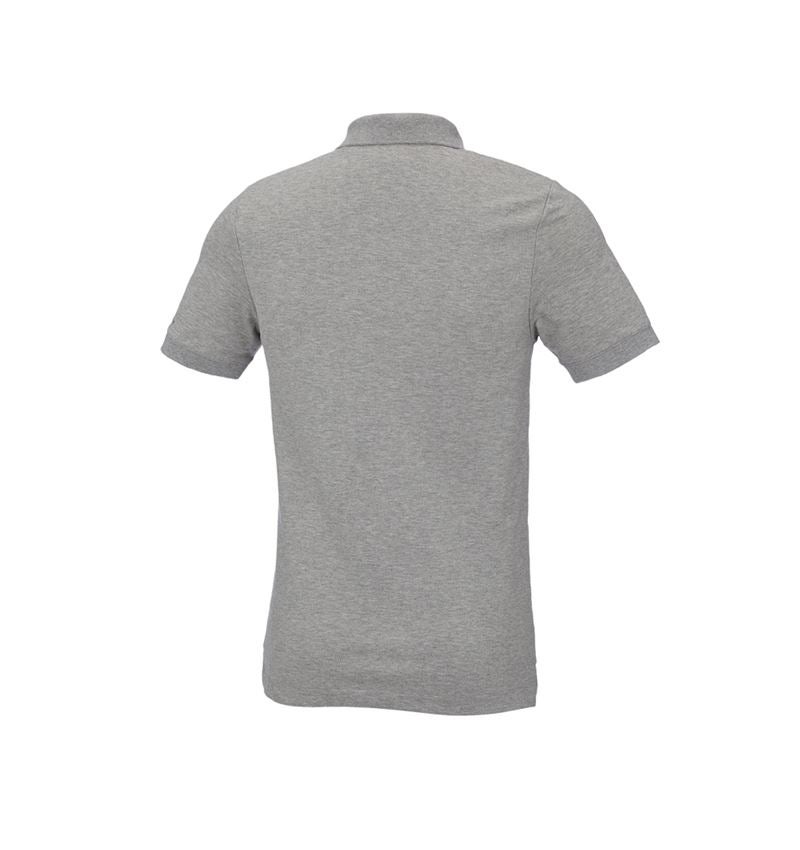 Koszulki | Pulower | Koszule: e.s. Koszulka polo z piki cotton stretch, slim fit + szary melanżowy 3