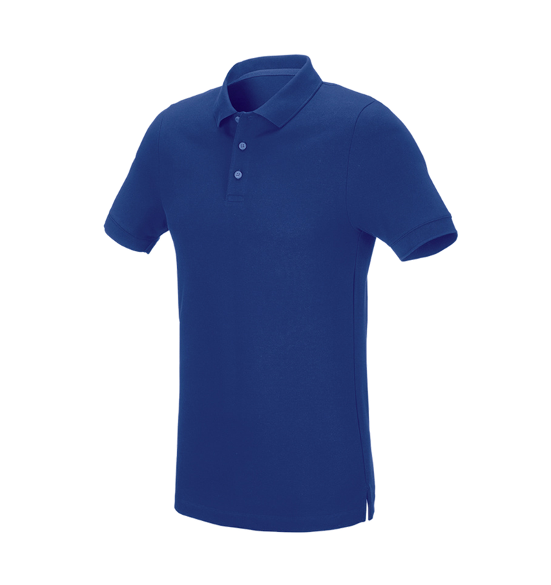 Koszulki | Pulower | Koszule: e.s. Koszulka polo z piki cotton stretch, slim fit + chabrowy 2