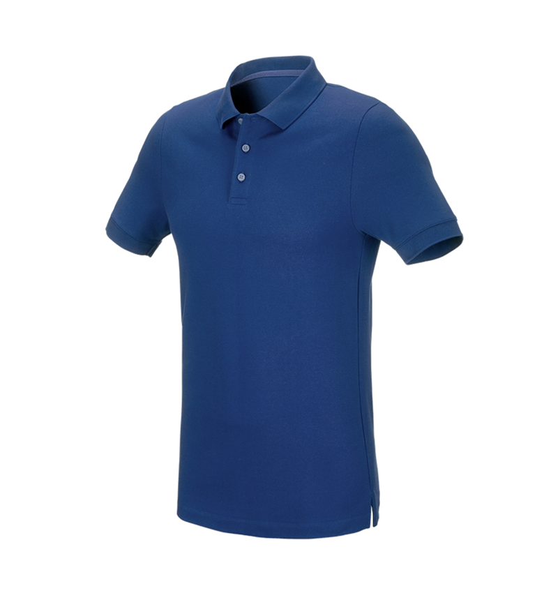 Koszulki | Pulower | Koszule: e.s. Koszulka polo z piki cotton stretch, slim fit + błękit alkaliczny 2
