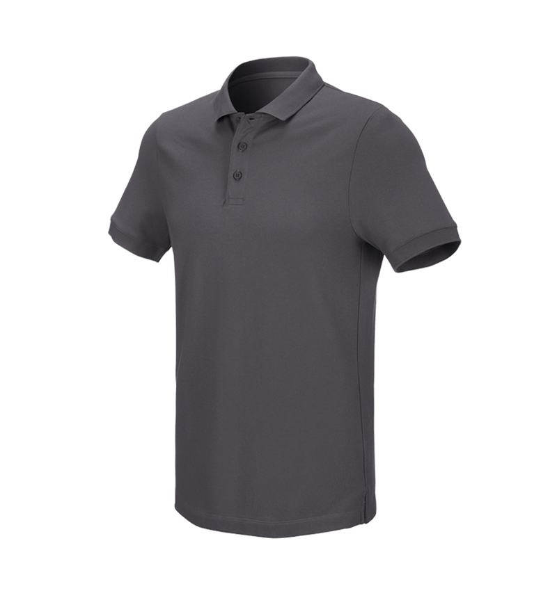 Koszulki | Pulower | Koszule: e.s. Koszulka polo z piki cotton stretch + antracytowy 2