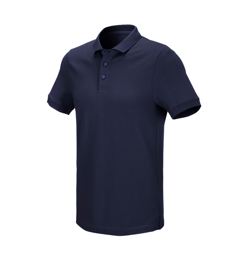 Koszulki | Pulower | Koszule: e.s. Koszulka polo z piki cotton stretch + granatowy 2