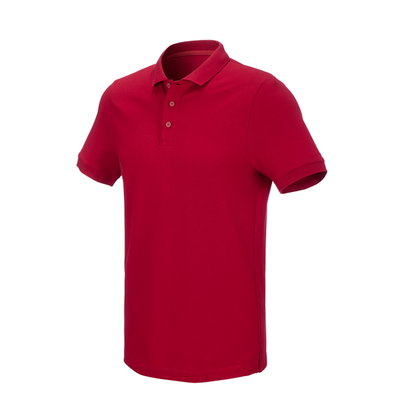 Koszulki | Pulower | Koszule: e.s. Koszulka polo z piki cotton stretch + ognistoczerwony 3