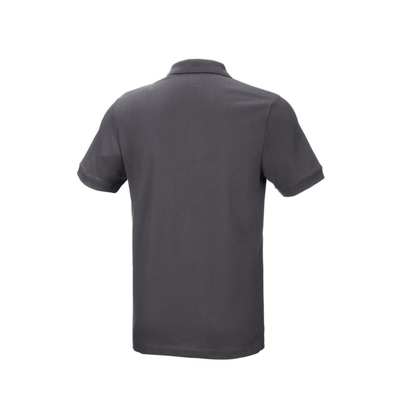 Koszulki | Pulower | Koszule: e.s. Koszulka polo z piki cotton stretch + antracytowy 3
