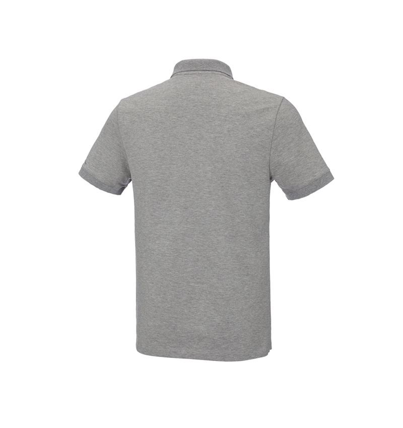 Koszulki | Pulower | Koszule: e.s. Koszulka polo z piki cotton stretch + szary melanżowy 3