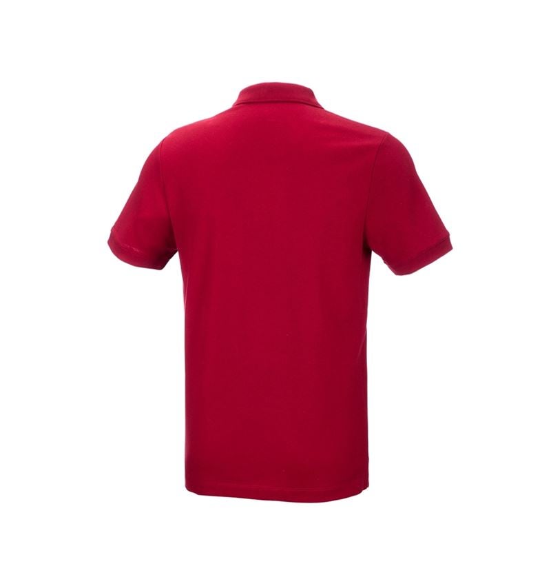Koszulki | Pulower | Koszule: e.s. Koszulka polo z piki cotton stretch + ognistoczerwony 4