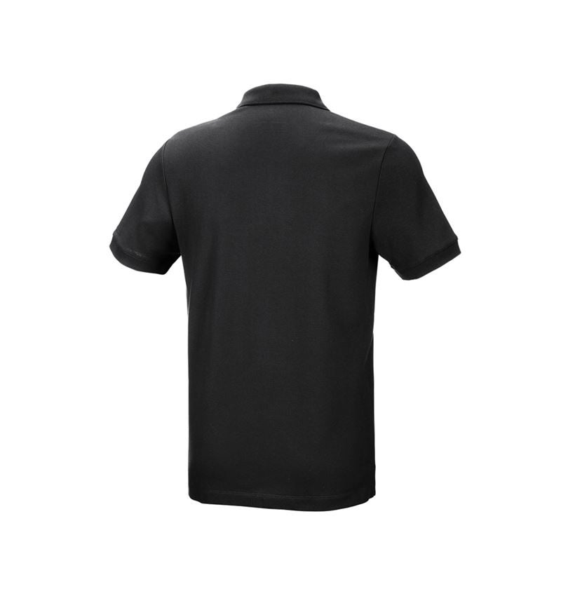 Koszulki | Pulower | Koszule: e.s. Koszulka polo z piki cotton stretch + czarny 4