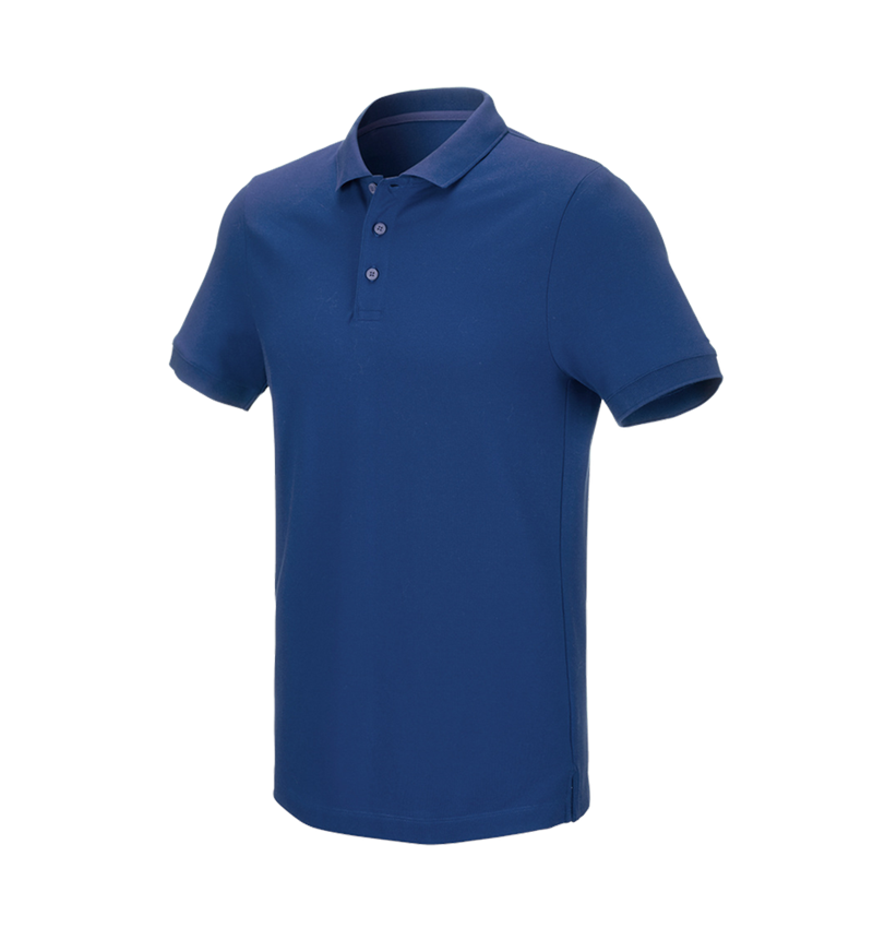 Koszulki | Pulower | Koszule: e.s. Koszulka polo z piki cotton stretch + błękit alkaliczny 2