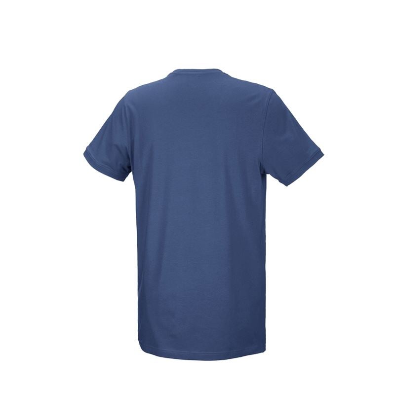 Koszulki | Pulower | Koszule: e.s. Koszulka cotton stretch, long fit + kobaltowy 3