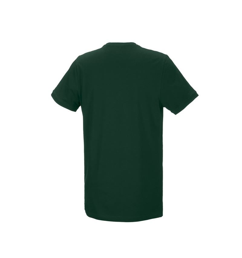 Koszulki | Pulower | Koszule: e.s. Koszulka cotton stretch, long fit + zielony 2