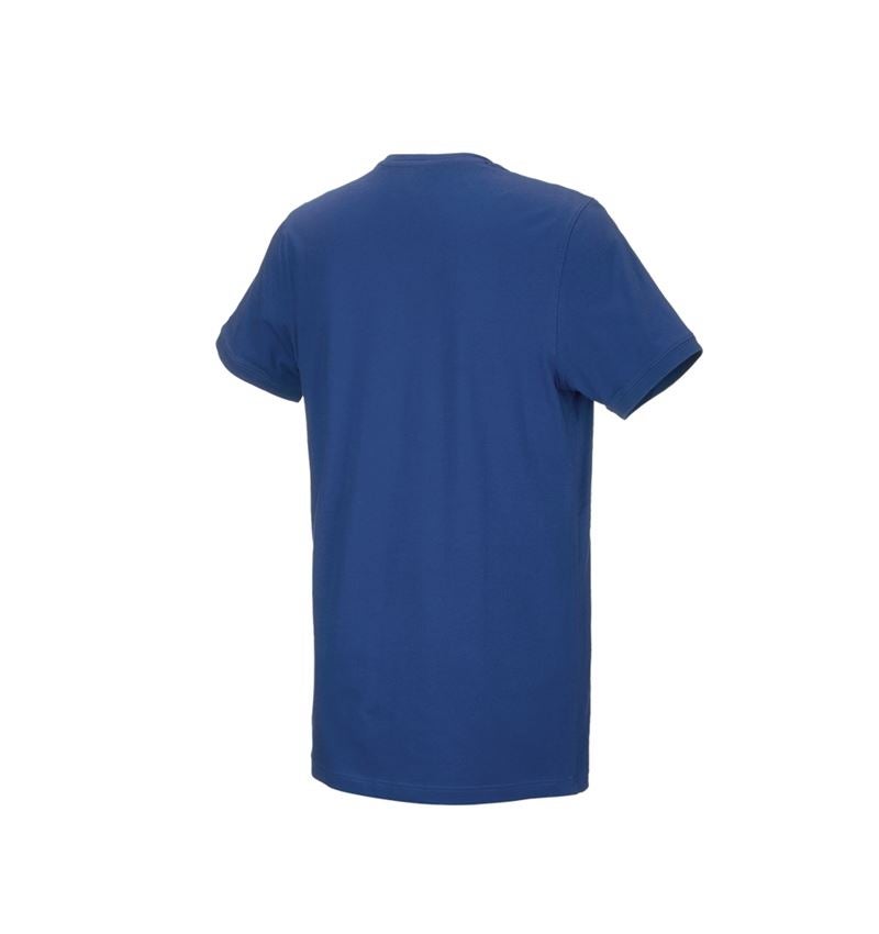 Koszulki | Pulower | Koszule: e.s. Koszulka cotton stretch, long fit + błękit alkaliczny 3