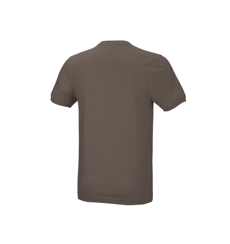 Koszulki | Pulower | Koszule: e.s. Koszulka cotton stretch, slim fit + kamienny 3