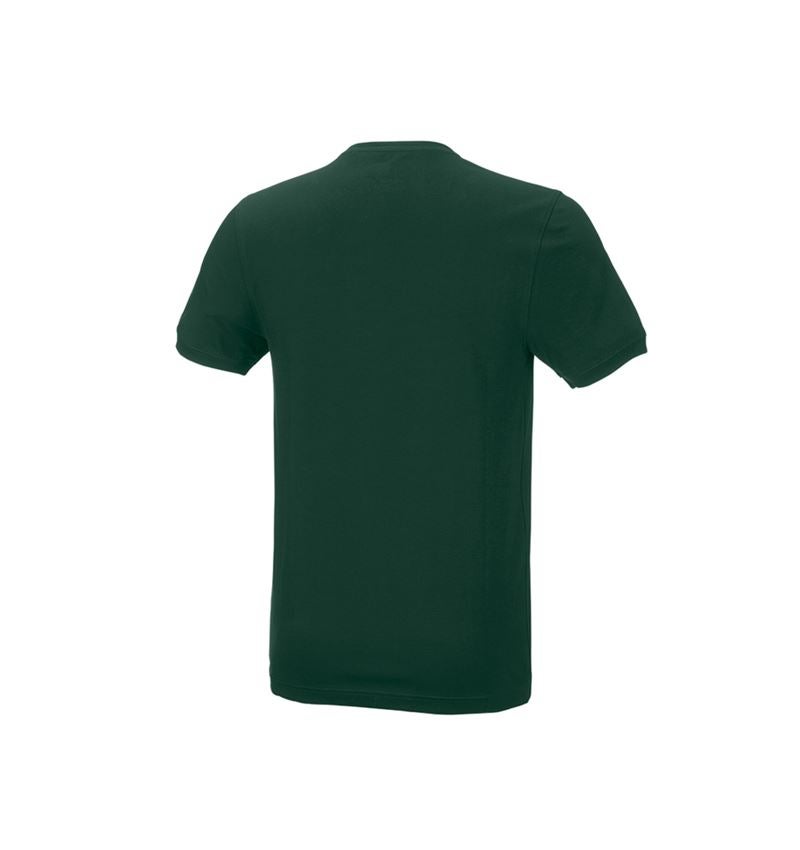 Ogrodnik / Lesnictwo / Rolnictwo: e.s. Koszulka cotton stretch, slim fit + zielony 3