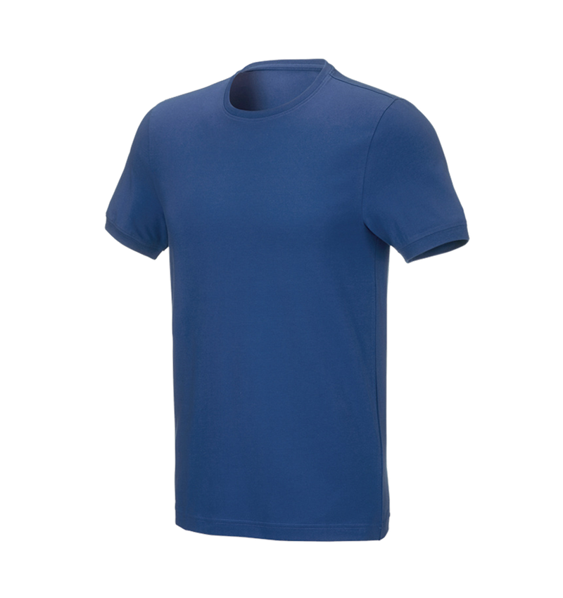 Koszulki | Pulower | Koszule: e.s. Koszulka cotton stretch, slim fit + błękit alkaliczny 2