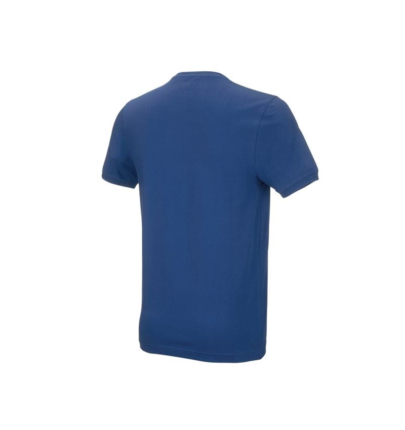 Koszulki | Pulower | Koszule: e.s. Koszulka cotton stretch, slim fit + błękit alkaliczny 3